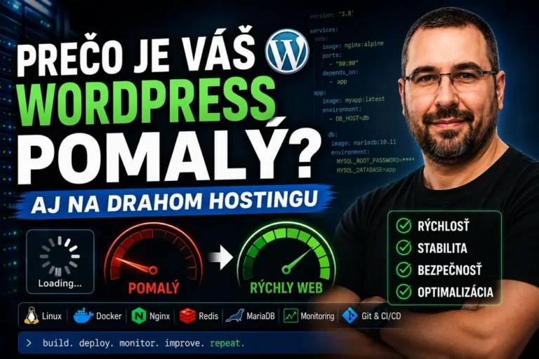 Prečo je váš WordPress pomalý aj na drahom hostingu?